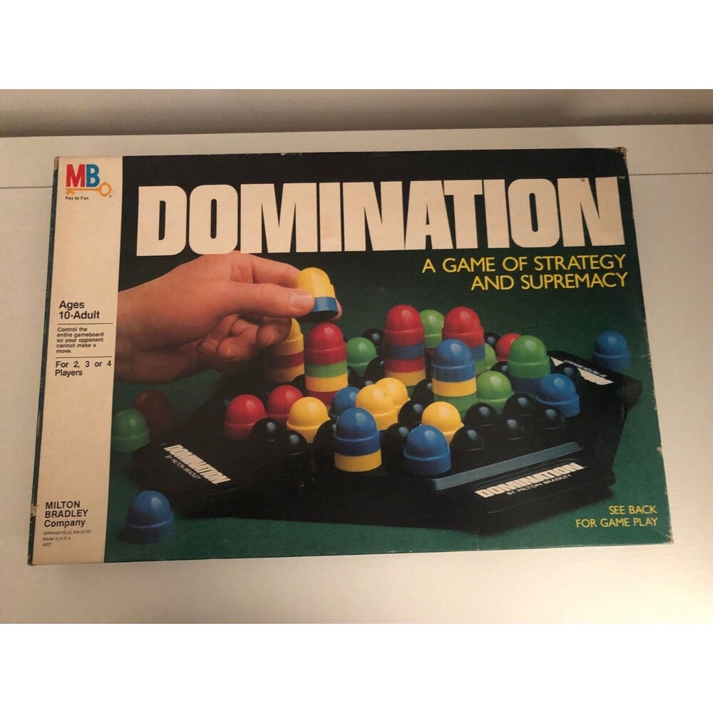 1982 Domination Board Game Milton Bradley Complete in Great Condition VINTAGE